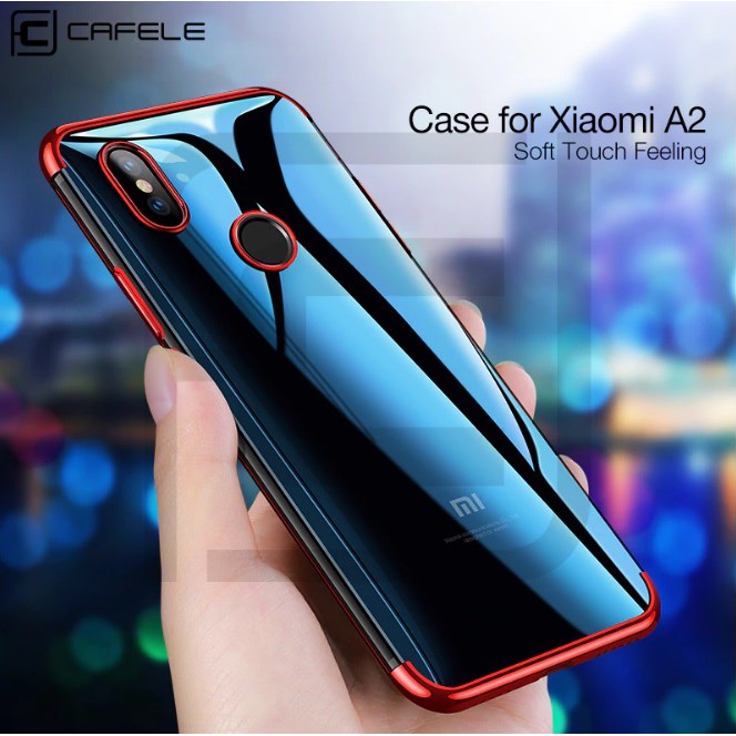 Cafele Ốp Lưng Trong Suốt Cho Xiaomi Mi 6x Mi6X Mi A2 Mia2