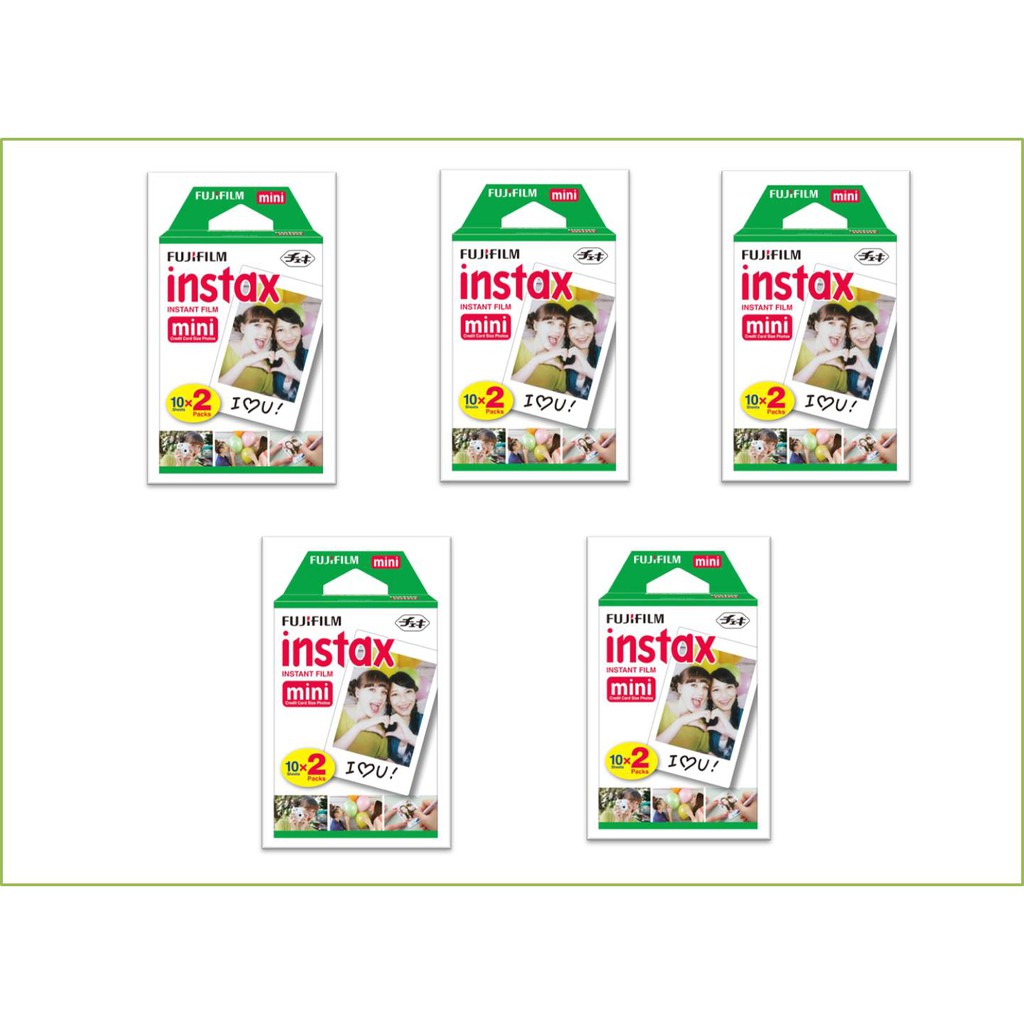 Combo 2 Hộp Giấy Ảnh Lấy Ngay Fujifilm Instax Mini Instant Film