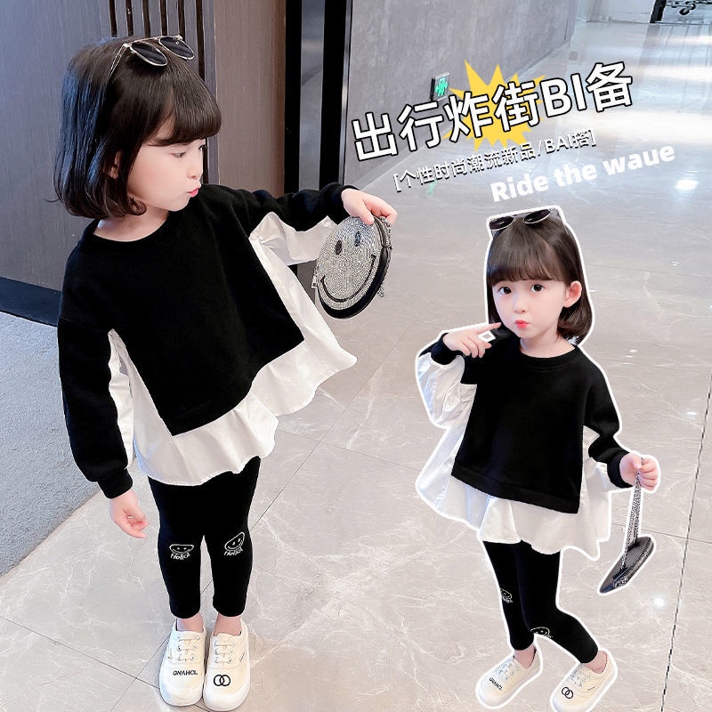 Bộ Đồ Thời Trang Mùa Thu 2022 Phong Cách Hàn Quốc Mới Cho Bé Gái