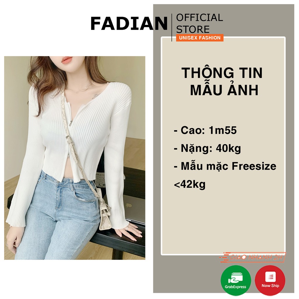 Áo Croptop dài tay dáng ôm body cổ tim chất thun gân len tăm có dây khoá kéo cao cấp phong cách Ulzzang Unisex nhiều màu