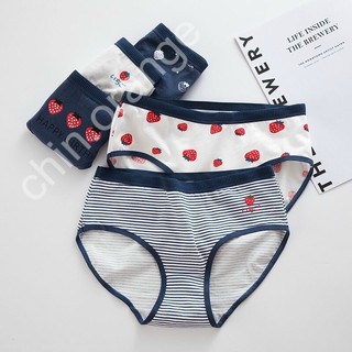 [MÃ FASHION 4WA giảm 10k đơn 50k] Quần lót Dâu Tây Kute hạt me