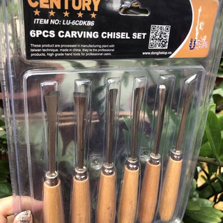 Bộ mũi đục gỗ 6 cây CENTURY