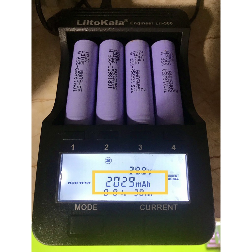 Pin 18650 Samsung ICR18650 - 22P dung lượng 2200mah xả 10A tháo mạch.