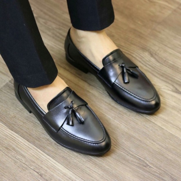 Tặng Nước Hoa Giầy lười chông mới da mờ ( chuông mới )