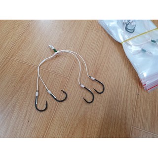 Chùm nho lưỡi câu buộc dây sợi dù cao cấp tùy chọn 4 lưỡi hoặc 6 lưỡi -ĐỒ CÂU CÁ ĐỨC NGUYÊN