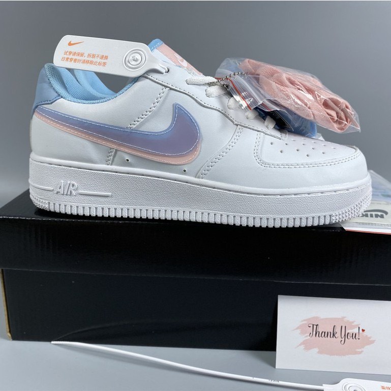 Giày Sneaker Air Force 1 Low LV8 Double Swoosh Light Armory Blue , Giày thể thao nữ af1 Xanh Hồng | BigBuy360 - bigbuy360.vn