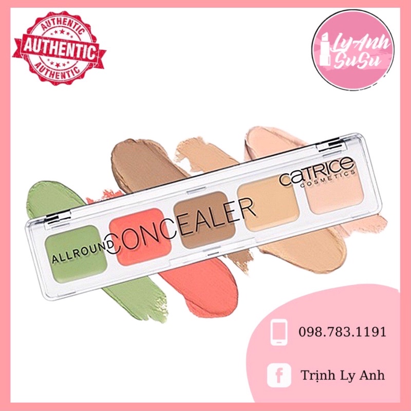 Che Khuyết Điểm Đa Năng Catrice 5 Ô Catrice Concealer Palette 6g