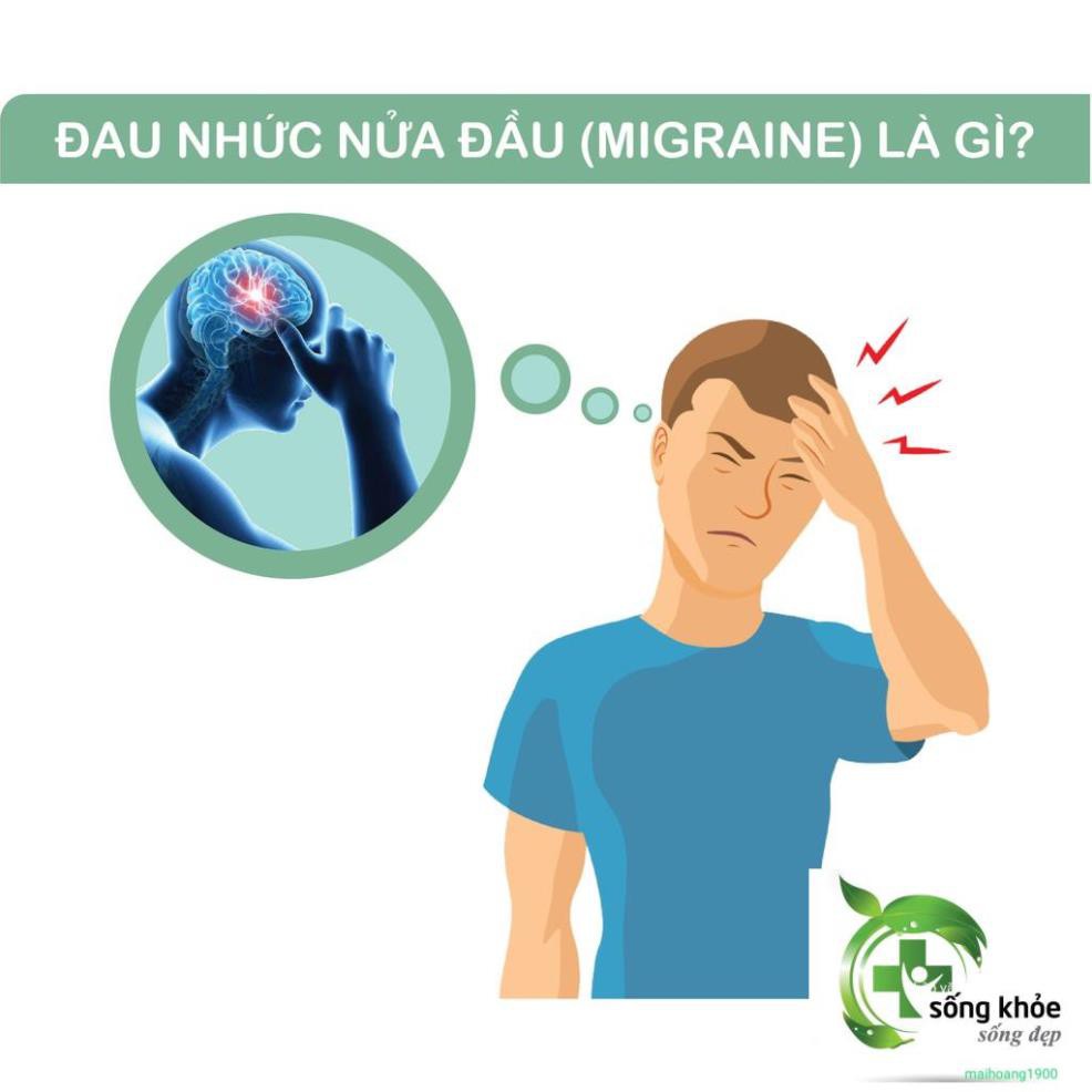 MIGRIN giảm đau nửa đầu [Chính Hãng] - giúp giảm đau nửa đầu và thiếu máu não mãn tính