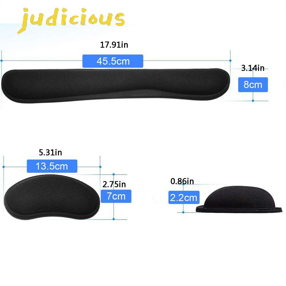 【judicious】  Wrist Rest Mouse Pad Memory foam wrist mouse pad Slow rebound keyboard pad