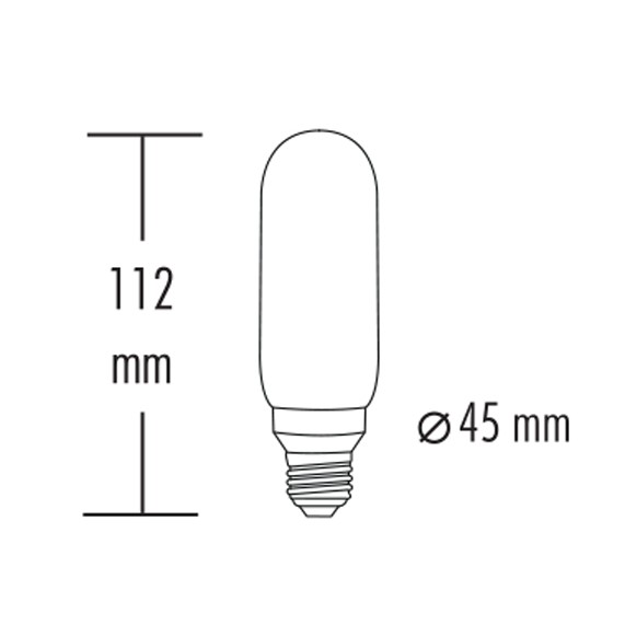 Bóng đèn LED Edison T45 4W