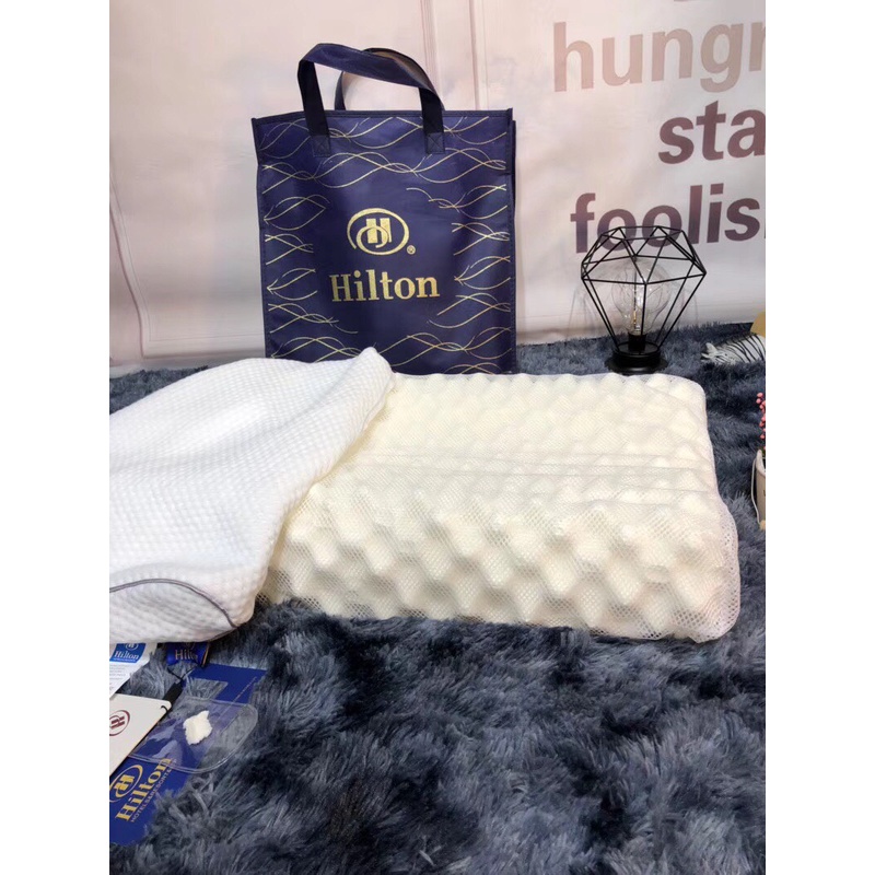 Gối Cao Su Hilton Loại Đẹp Sẵn Hàng