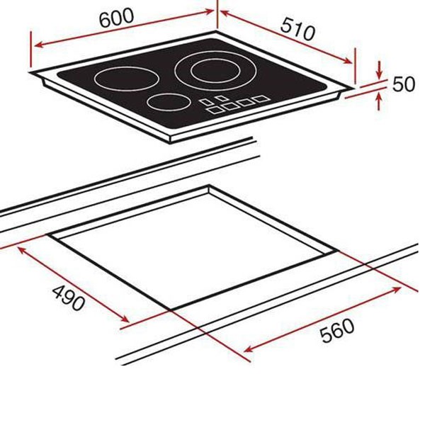 Bếp điện Từ Teka WISH IR 6320