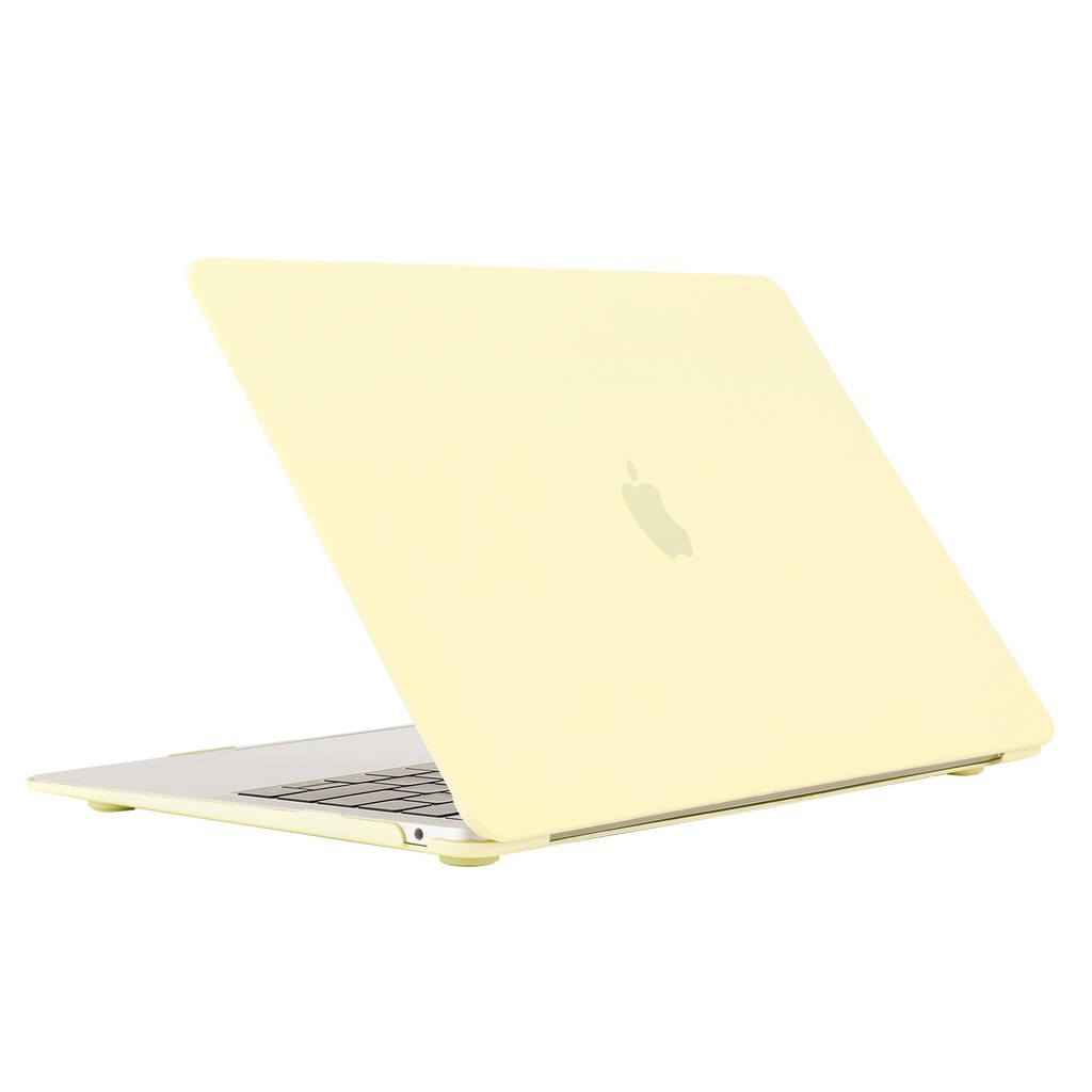 Ốp Lưng Nhựa Cứng Màu Vàng Có Bàn Phím Cho Macbook Retina Pro Air A2159 A1932 A2179 A1706 A2289 A2251 A2141