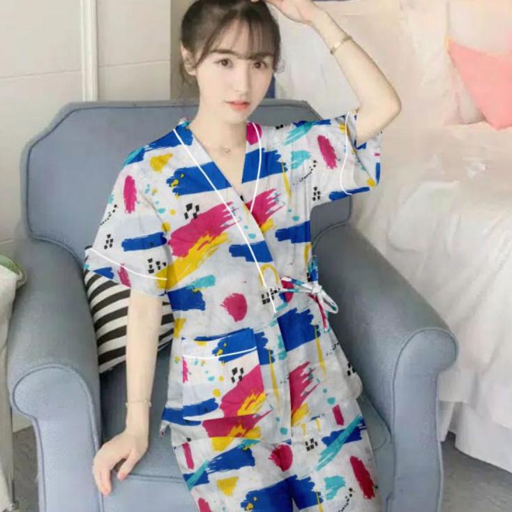 Áo Khoác kimono Ngắn Tay Thời Trang Cho Nữ ♛ | BigBuy360 - bigbuy360.vn