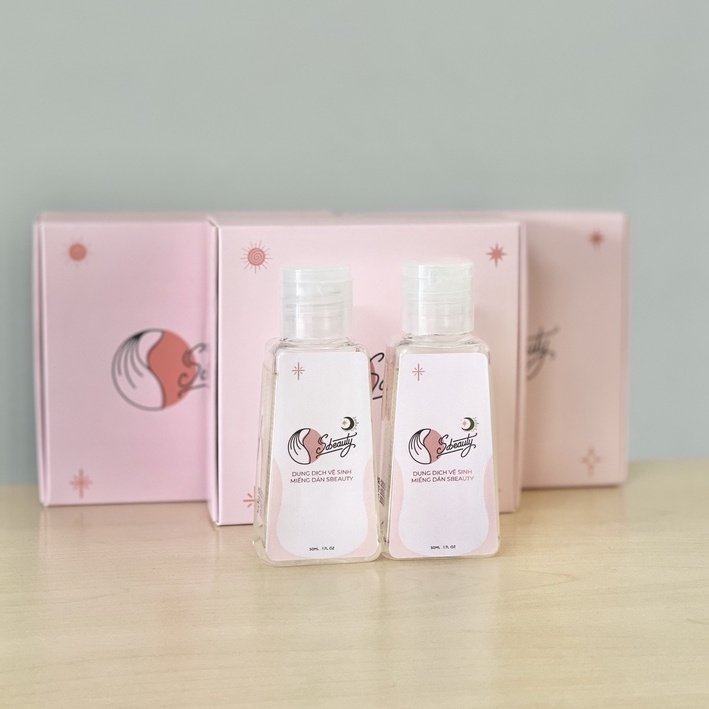 Chai Dung Dịch Vệ Sinh Miếng Dán Ngực Sbeauty 50ml