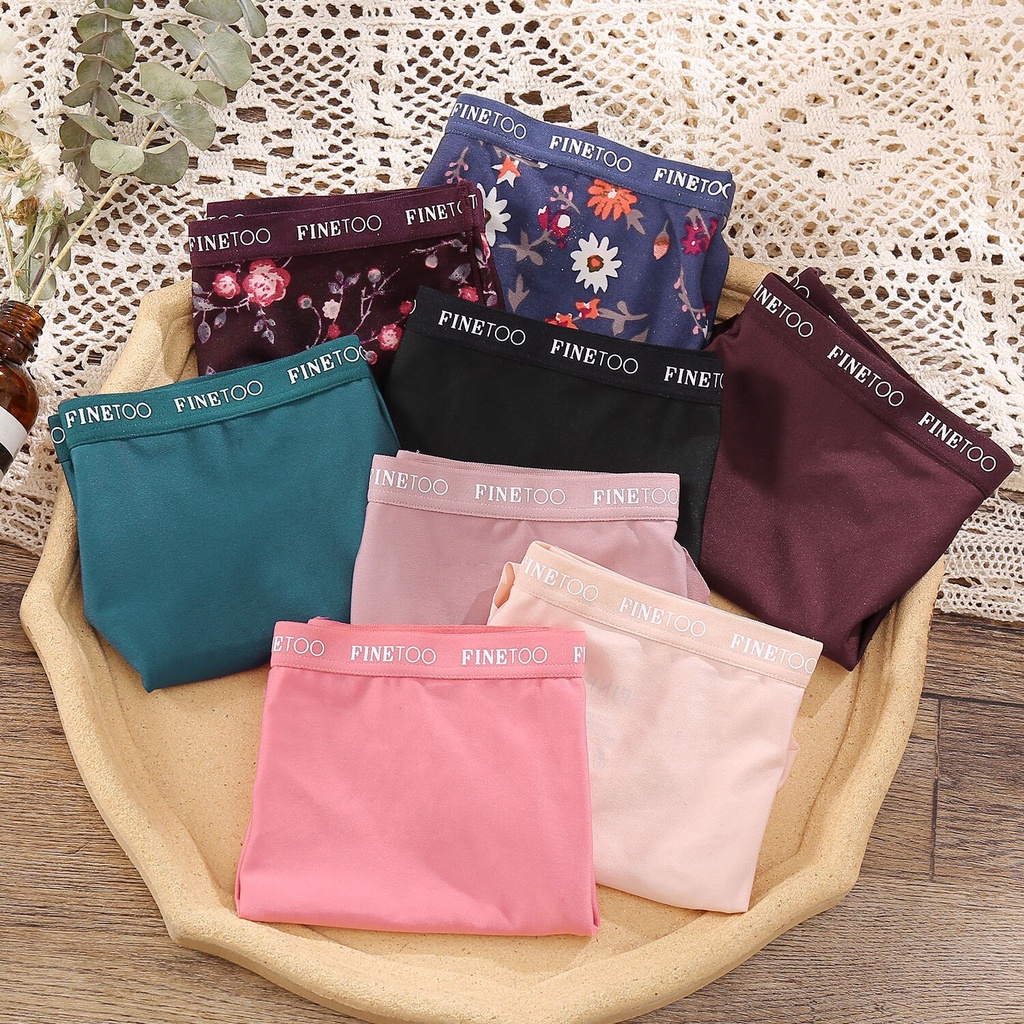 Quần lót không đường may in chữ thời trang xinh xắn cho nữ