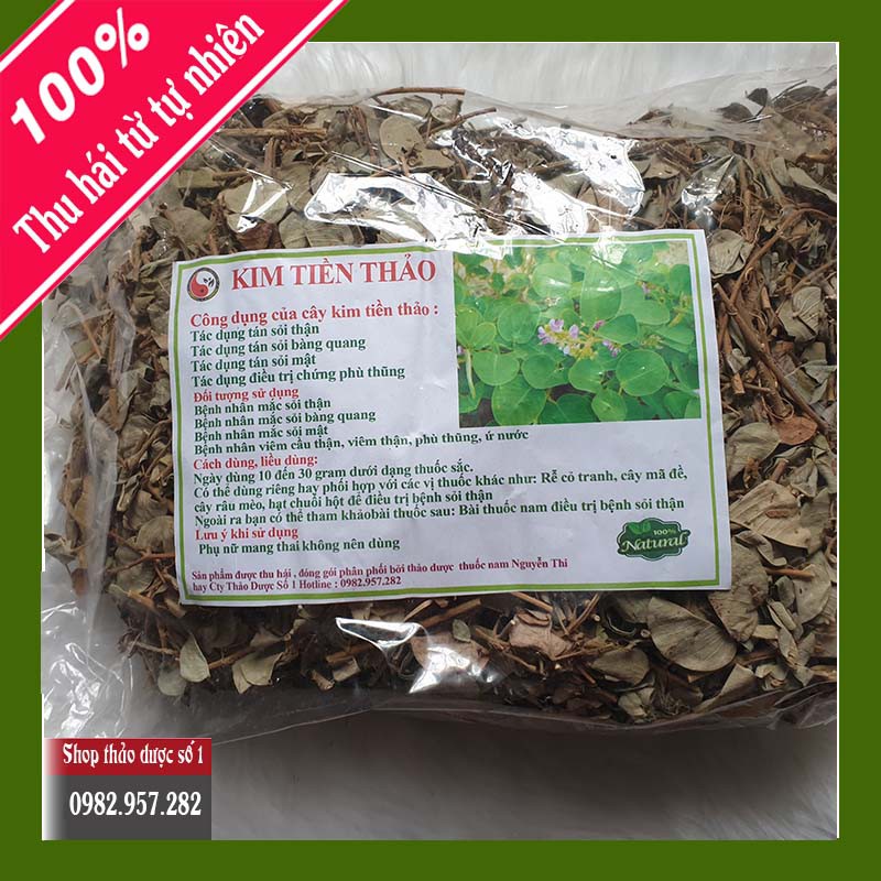 Kim Tiền Thảo Vị Thuốc Tán Sỏi Hiệu quả -1kg SP Của CTY Thảo Dược Số 1