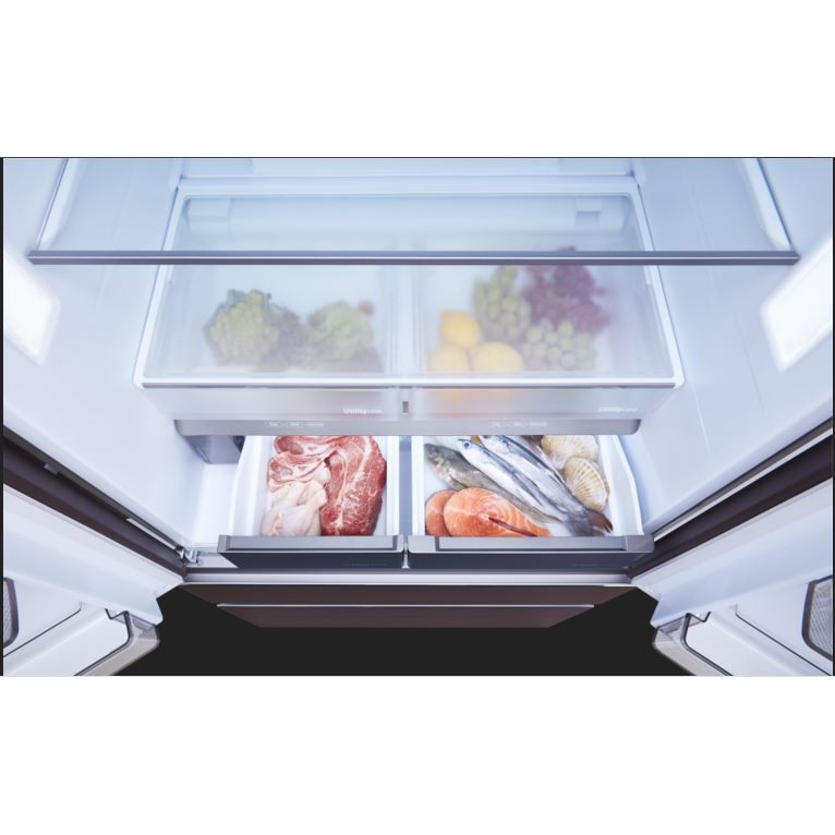 Tủ lạnh Panasonic NR-W621VF-T2 618lít -Mặt gương, Làm lạnh nhanh. Làm đá tự động, sản xuất Thái Lan, Giao miễn phí HCM