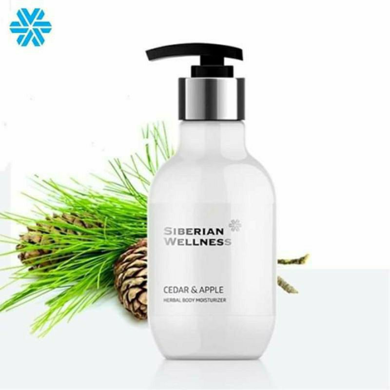 Sữa dưỡng ẩm toàn thân hương hạt thông xắt và táo Siberi Nga