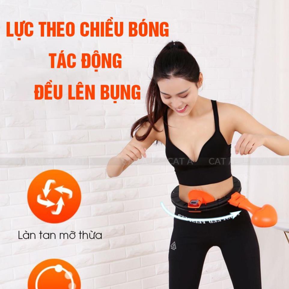 VÒNG LẮC EO THÔNG MINH HULA TRÁI TIM, giúp vòng eo thon gọn, điều hòa nhịp tim - Sử dụng dễ dàng - tiện lợi