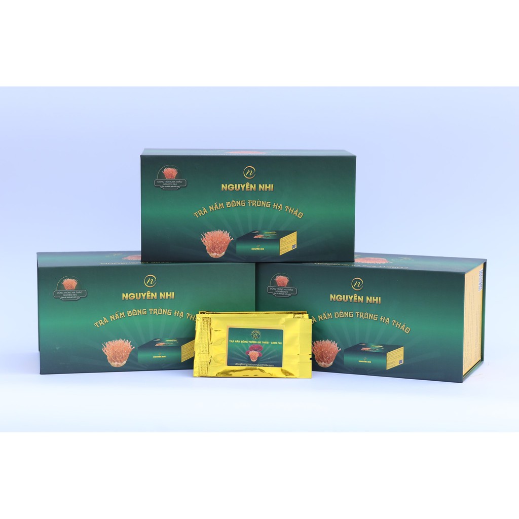 Trà đông trùng hạ thảo Linh Chi hộp 25 gói LC1 | BigBuy360 - bigbuy360.vn