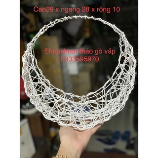 Giỏ vầng trăng cắm hoa