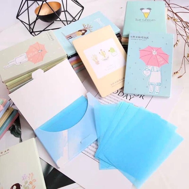Giấy thấm dầu gói 50 tờ