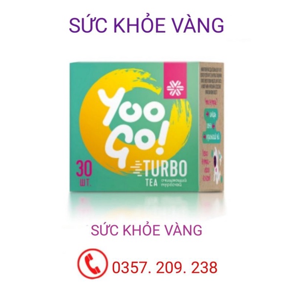 [Mẫu mới] Trà Yoo go Turbo Tea Body T Siberian Health - ( 30 túi/hộp )
