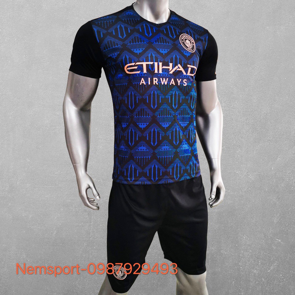 Áo Đá Bóng Nam CLB Man-City 2020