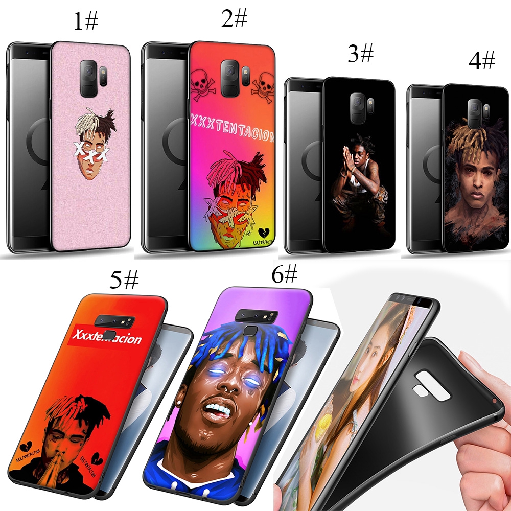Ốp điện thoại mềm in hình vẽ rapper XXXTENTACION dành cho Samsung S8/S8+/S9/S9+/Note8/Note9/A5 2017/A6 2018