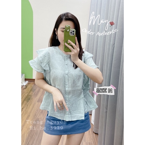 Áo somi mango authentic vợt sale