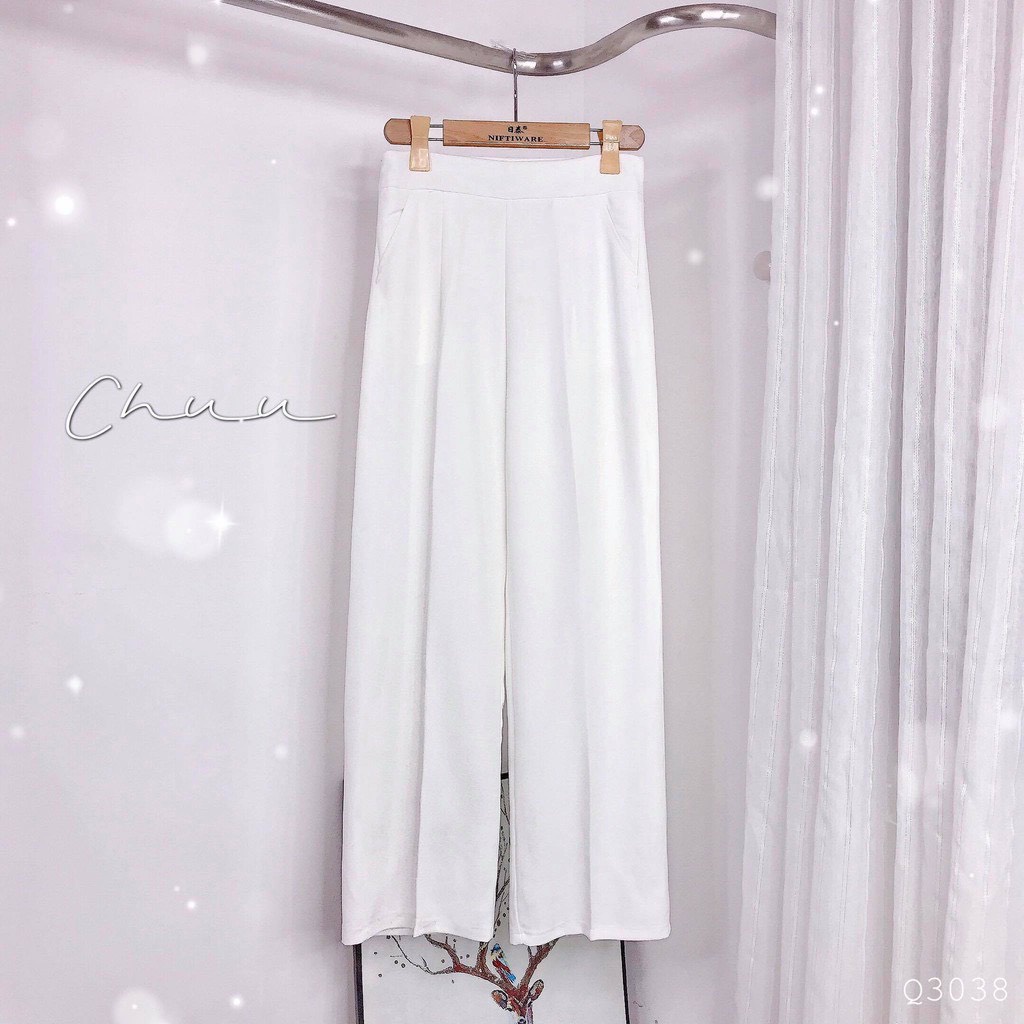 QUẦN ỐNG RỘNG NỮ CHẤT UMI DÀY DẶN QUẦN SỚ CULLOTES DÁNG DÀI 902 | BigBuy360 - bigbuy360.vn