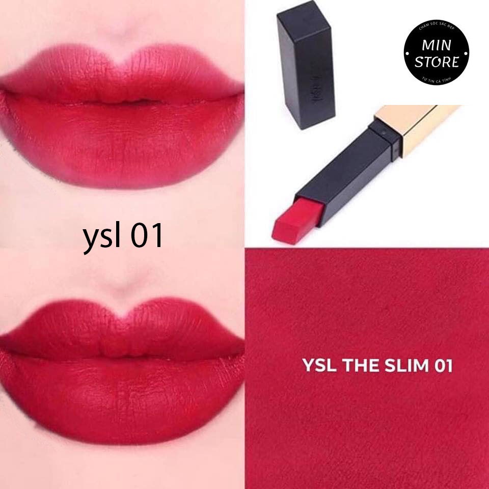 [Chuẩn Auth] Son YSL Rouge Pur Coutur The Slim. Full Size, màu đa dạng.