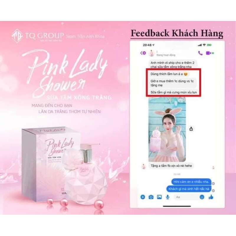 SỮA TẮM XÔNG TRẮNG DA PINK LADY SIÊU TRẮNG DA | BigBuy360 - bigbuy360.vn
