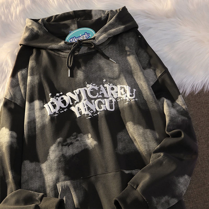 Áo hoodie dáng rộng thiết kế mới thời trang mùa xuân thu dành cho cặp đôi