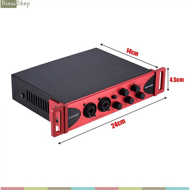 Sound card thu âm N-AUDIO Audio Box