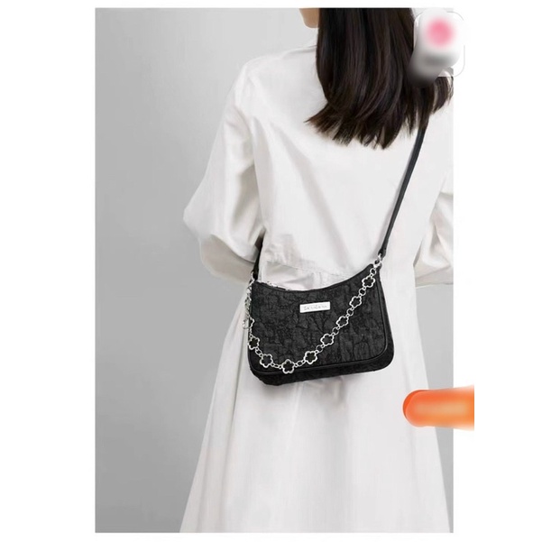 TNS-Túi kẹp nách Form mềm siêu hottrend TouTou shoulder bag-chất vải cao cấp-màu đen xốp classic