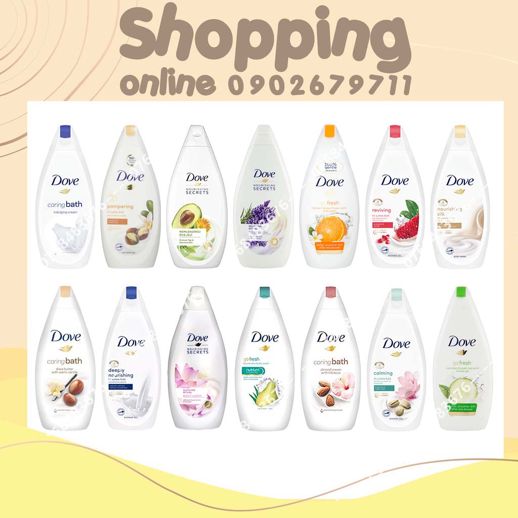 Sữa tắm Dove Đức - 500ML