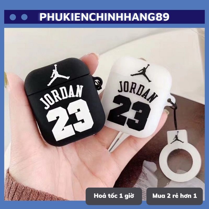 🔥 Case Ap 1/2 & Pro 🔥 Freeship 🔥 VỎ BỌC  J0RDAN 23 - Cho Tai Nghe Không Dây (Bluetooth) - MOBILE89