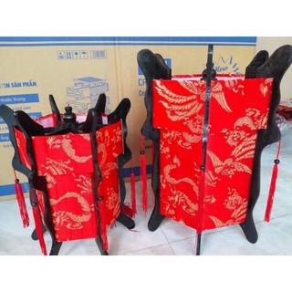 Đèn gỗ lục giác Hội An (size 30-50cm)