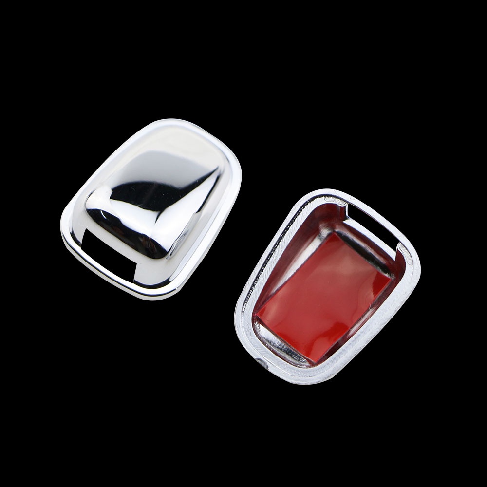 Set 2 Nắp Đậy Vòi Phun Nước Phía Trước Bằng ABS Crom Cho Xe Hơi Ford Ecosport Kuga Fiesta MK7 Focus MK2 MK3 MK4