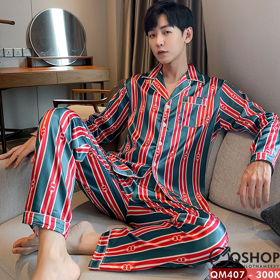 BỘ ĐỒ PIJAMA NAM CAO CẤP QSHOP QM407