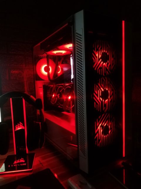 Chắn fan họa tiết Mayan Asus Rog