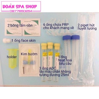 Bộ kít PRP chuyên nghiệp dùng cho spa thẫm mỹ viện