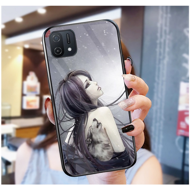 Ốp Lưng OPPO A16K Ốp kính bóng cao cấp mới nhất