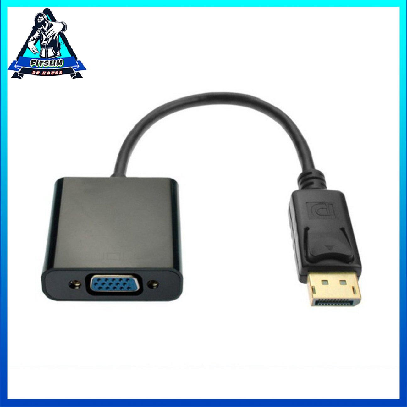 Bộ chuyển đổi Displayport DP sang VGA Bộ chuyển đổi cổng chuyển đổi nam sang nữ Bộ chuyển đổi cổng hiển thị