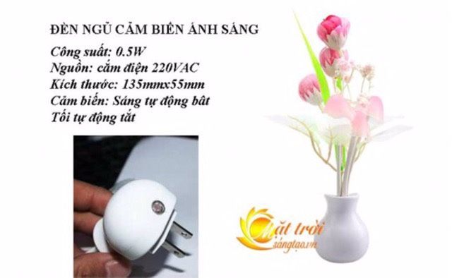 Đèn ngủ cảm biến đổi màu