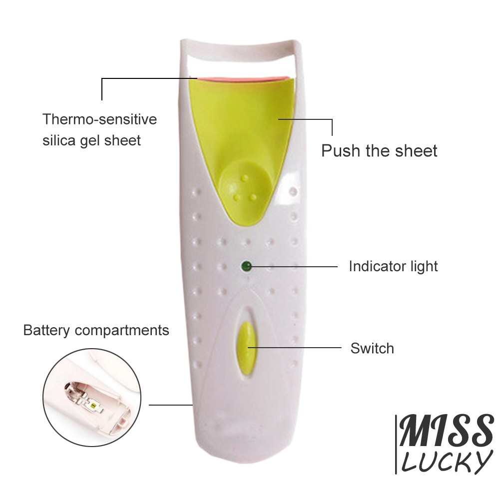 Dụng cụ uốn mi bằng pin thông minh tiện dụng