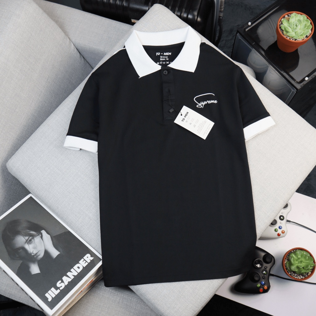 Áo Thun Nam Polo Thiết Kế Dơn Giản Sang Trọng Phối Viền Tay 4 Màu Dễ Chọn Chất Cotton Mặc Đẹp Siêu Hot NEW UNISEX