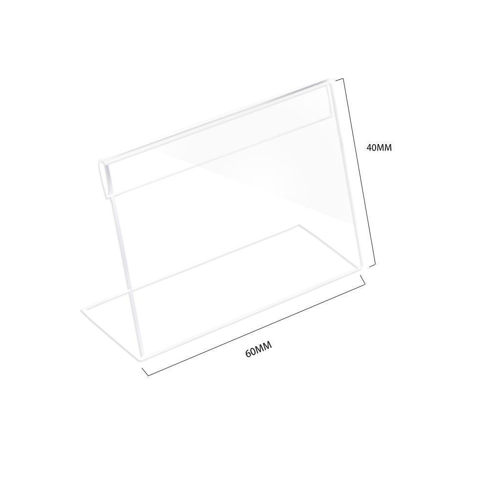 Giá Đỡ Bảng Tên Để Bàn Bằng Nhựa Acrylic Trong Suốt Tiện Dụng Cho D1X6